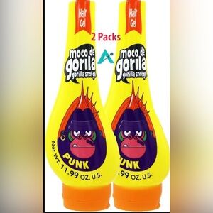NEW-Moco de Gorila gorilla snot gel Punk Hair Gel 11.99 oz 2-Pack